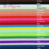 BRISTLEGRASS 5 Yard 5/8" 15mm Solid Color Shiny FOE Fold Over Elastic Bands Hair Bands Headband Dress Lace Trim DIY Sewing Craft