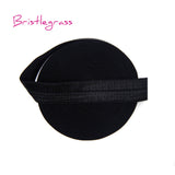 BRISTLEGRASS 5 Yard 5/8" 15mm Solid Color Shiny FOE Fold Over Elastic Bands Hair Bands Headband Dress Lace Trim DIY Sewing Craft