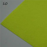 1pc handmade felt fabric flowers diy craft feltro para artesanato for dolls fieltro felting wool30/15cm 60 colors