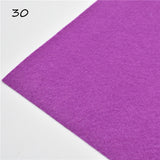 1pc handmade felt fabric flowers diy craft feltro para artesanato for dolls fieltro felting wool30/15cm 60 colors