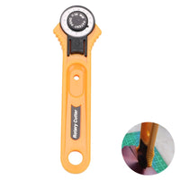 28mm Circular Rotary Cutter Knife Safety Blade Patchwork Piecing Sewing Quilting Fabric Cutting Leathercraft Tool