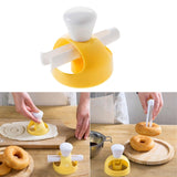 1PC Plastic Donut Maker Dispenser Doughnut Maker Artifact Fry Donut Mould Arabic Waffle Doughnut Cake Mould Kitchen Pastry Tool