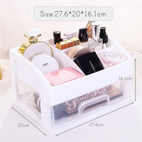 Makeup Organizer Drawers Plastic Cosmetic Storage Box Jewelry Container Make Up Case Makeup Brush Holder Organizers H1187