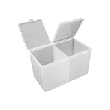 Msjo Makeup Organizer Cotton Pads Acrylic Round Container Cotton Swab Make  Up Organizer Plastic Cotton Pads Storage Boxes Bins