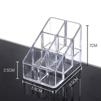 Msjo Makeup Organizer Cotton Pads Acrylic Round Container Cotton Swab Make  Up Organizer Plastic Cotton Pads Storage Boxes Bins